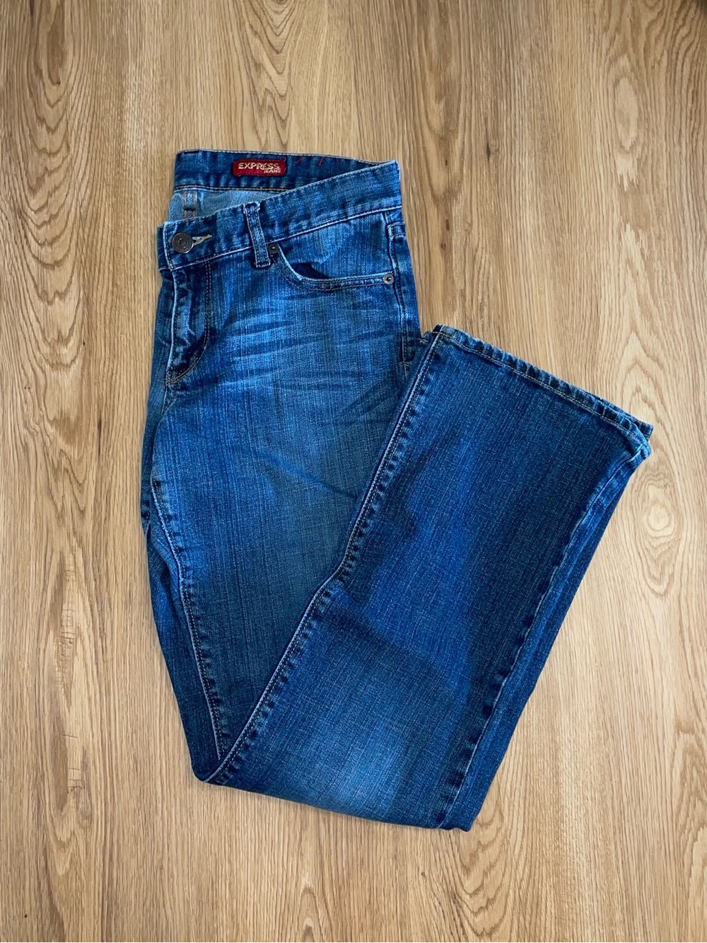 Express Women's Dark Blue Denim Jeans
